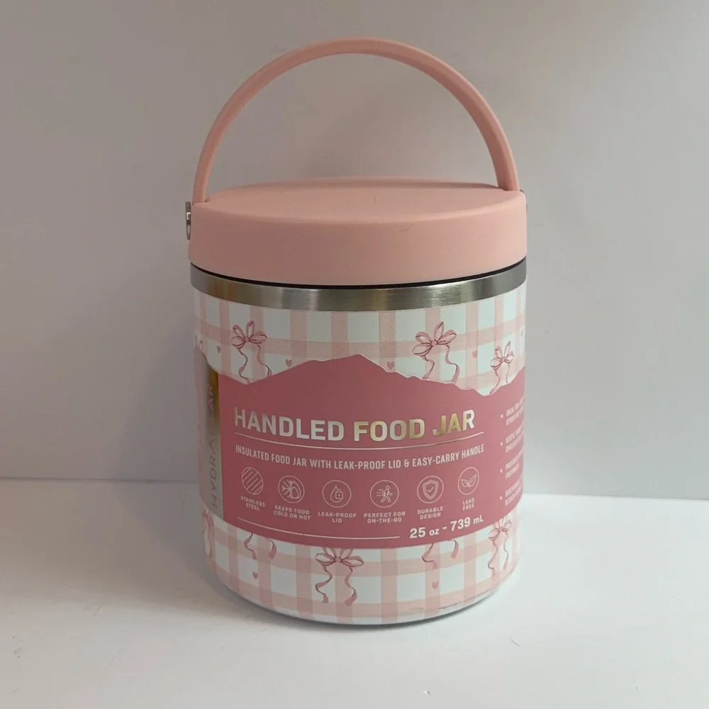 HydraGear 25 oz Stainless Steel Food Jar with Leak-Proof Lid